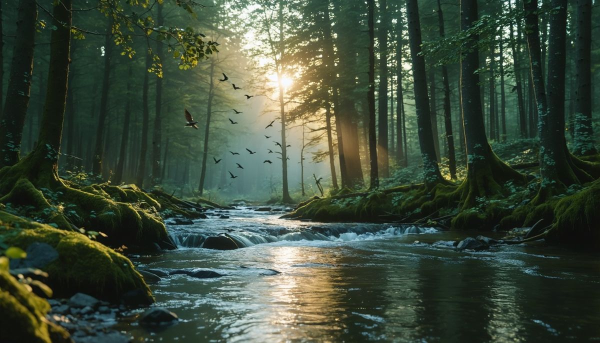 Doğa Temalı Uyku Hikayeleri: Orman, Nehir ve Kuş Sesleriyle Huzurlu Rüyalar