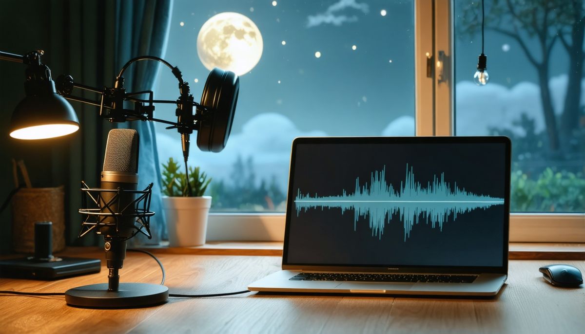 Podcast için 15–30 Dakikalık Uyku Hikayesi Bölümü Nasıl Yapılır